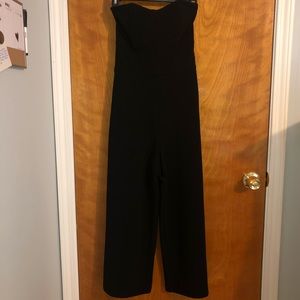 Black Strapless Jumpsuit